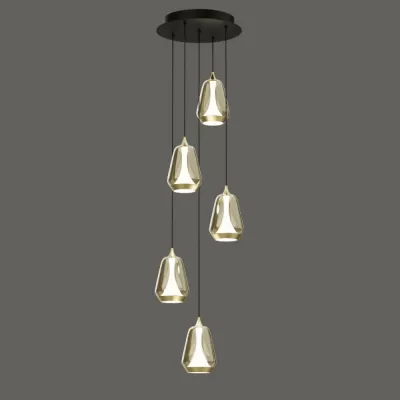 Подвесной светильник MD24001011 MD24001011-5A brass/champagne DeLight Collection
