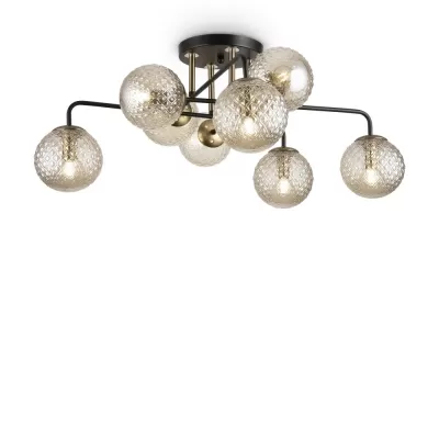 Потолочная люстра Navel FR8016PL-08BBS Freya Потолочная люстра Navel FR8016PL-08BBS Freya