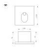 Подсветка для лестниц и ступеней TIE 051051 красный Arlight