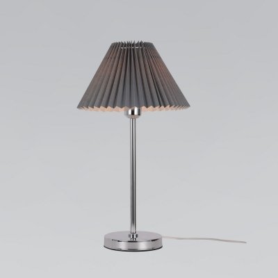 Интерьерная настольная лампа Peony 01132/1 хром/графит Eurosvet