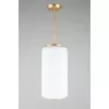 Стеклянный подвесной светильник Sandra APL.807.06.06 цилиндр белый Aployt