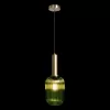 Стеклянный подвесной светильник IRIS 2072-A+BR цилиндр Loft It