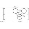 Потолочный светильник Scandia 52070 2 цилиндр белый