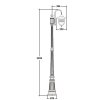 Наземный фонарь TITAN 84709 10 PartA Bl прозрачный Oasis Light