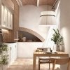 Подвесной светильник  Peo01 конус белый ImperiumLoft