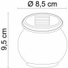 Наземный светильник Solar 3358-24 прозрачный Globo