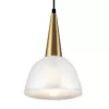 Стеклянный подвесной светильник Noria FR8009PL-01GB белый Freya
