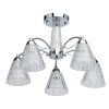 Стеклянная потолочная люстра Мечта 297014005 конус прозрачная MW-Light