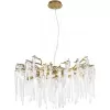 Стеклянный подвесной светильник Waterfall 10350/760 AB прозрачный Loft It