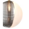 Стеклянный подвесной светильник Amore VL5484P01 форма шар белый Vele Luce