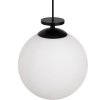 Стеклянный подвесной светильник Impulse FR5221PL-01B форма шар белый Freya