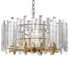 Хрустальная подвесная люстра Feeriya 2114/05/08P цилиндр прозрачная Stilfort