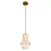Стеклянный подвесной светильник Colette 10474P/A цилиндр белый Loft It