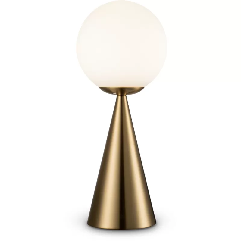 Стеклянный интерьерная настольная лампа Glow FR5289TL-01BS форма шар белый Freya Стеклянный интерьерная настольная лампа Glow FR5289TL-01BS форма шар белый Freya