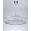 Хрустальный подвесной светильник King 707 CR цилиндр прозрачный iLamp