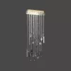 Стеклянный настенный светильник Afina 5420/10WL прозрачный Odeon Light