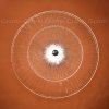 Стеклянный настенный светильник Helion 20351 круглый прозрачный