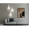Стеклянный подвесной светильник Traditional TR3167 белый конус Ambrella