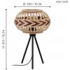 Интерьерная настольная лампа Dondarrion 43274 форма шар бежевый Eglo
