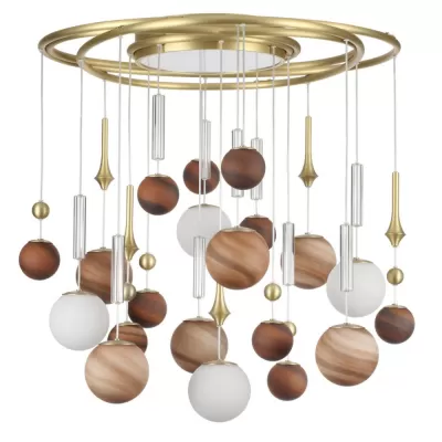 Потолочная люстра Callisto 5457/21C Odeon Light белая