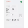 Хрустальный спот Beluga D57G1304 форма шар желтый Fabbian