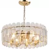 Хрустальная подвесная люстра Janice 1044-308 прозрачная Rivoli