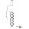 Подвесной светильник Golden Cage MOD216PL-L10G3K белый Maytoni