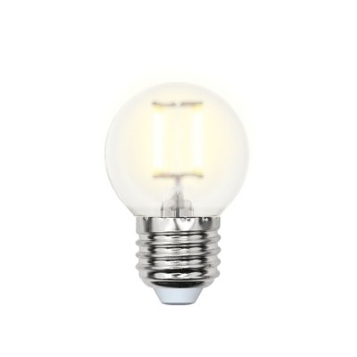 Лампочка светодиодная  LED-G45-6W/WW/E27/FR PLS02WH картон Uniel