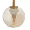 Стеклянный подвесной светильник Andromeda 9214 форма шар Mantra