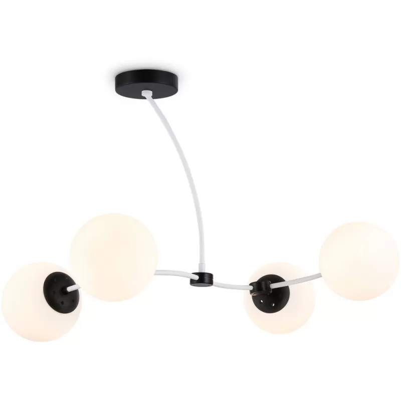 Стеклянная потолочная люстра Traditional TR2542 форма шар белая Ambrella Стеклянная потолочная люстра Traditional TR2542 форма шар белая Ambrella