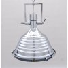 Подвесной светильник Braggi LDP 706 CHR конус серый Lumina Deco