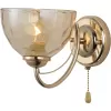 Стеклянное бра Adrianne 9174-401 цвет янтарь Rivoli