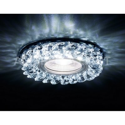 Точечный светильник Декоративные Кристалл Led+mr16 S257 BK Ambrella встраиваемый