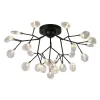 Потолочная люстра Skein 2480-9U круглая прозрачная F-Promo