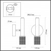 Бра Mehari 4239/1W цилиндр белое Odeon Light