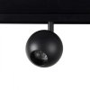 Трековый светильник Tech T024-06 форма шар черный Loft It