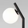 Стеклянный наземный фонарь Sfera 35158/F черный белый форма шар Elektrostandard