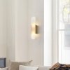 Стеклянное бра Wall lamp MT8955-2W brass белое DeLight Collection