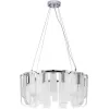 Стеклянная подвесная люстра Denebola A4074LM-10CC прозрачная Artelamp