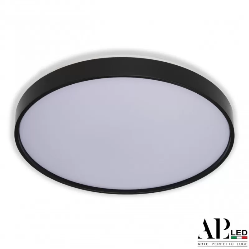 Потолочный светильник Toscana 3315.XM302-1-374/24W/4K Black TD белый круглый APL LED Потолочный светильник Toscana 3315.XM302-1-374/24W/4K Black TD белый круглый APL LED
