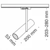 Трековый светильник Track lamps TR005-1-GU10-W белый Maytoni