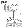 Офисная настольная лампа Ring Light RL001 круглый белый Gauss