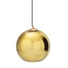 Стеклянный подвесной светильник Copper Shade LOFT2024-C желтый форма шар Loft It