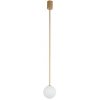 Стеклянный подвесной светильник Kier M 10306 форма шар белый Nowodvorski