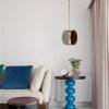Стеклянный подвесной светильник  Orea01 серый ImperiumLoft