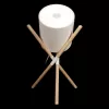 Интерьерная настольная лампа Bobbin 10245T White цилиндр белый Loft It
