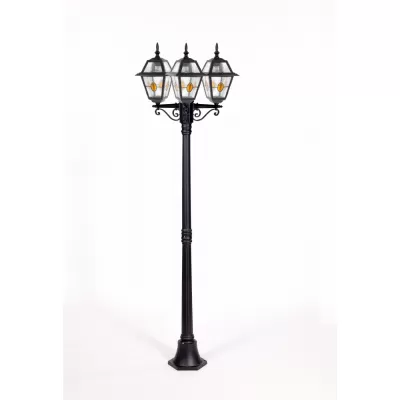 Наземный фонарь FARO lead GLASS 91108B lgY Bl Oasis Light Уличный