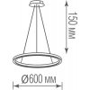 Подвесной светильник Ringlet S111028/1 D600 Black белый
