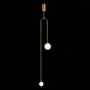 Стеклянный подвесной светильник Vive SL1187.203.02 форма шар белый ST Luce