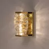 Хрустальный настенный светильник Гослар 498027601 прозрачный MW-Light
